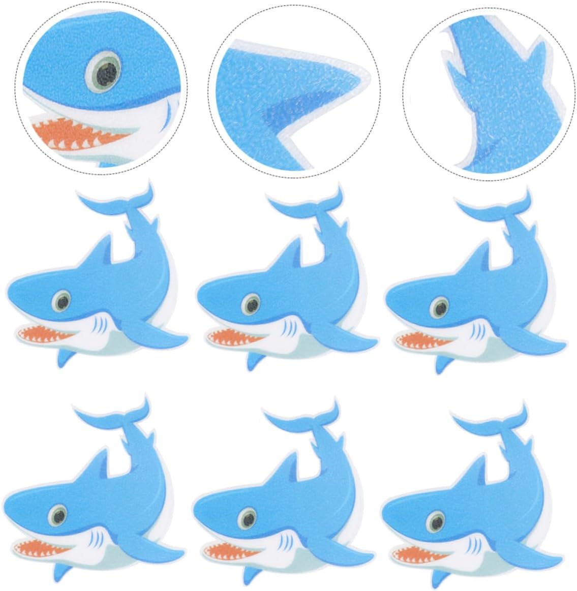 PRETYZOOM Marine Animal Bathtub Stickers 6 Pack Non-Slip Decor