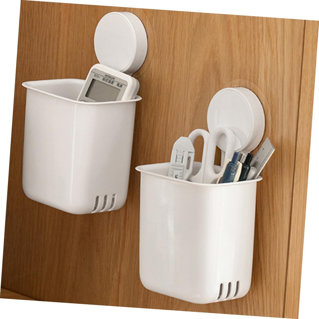 Suction Cup Toothbrush Holder with Drain Hole No Drill