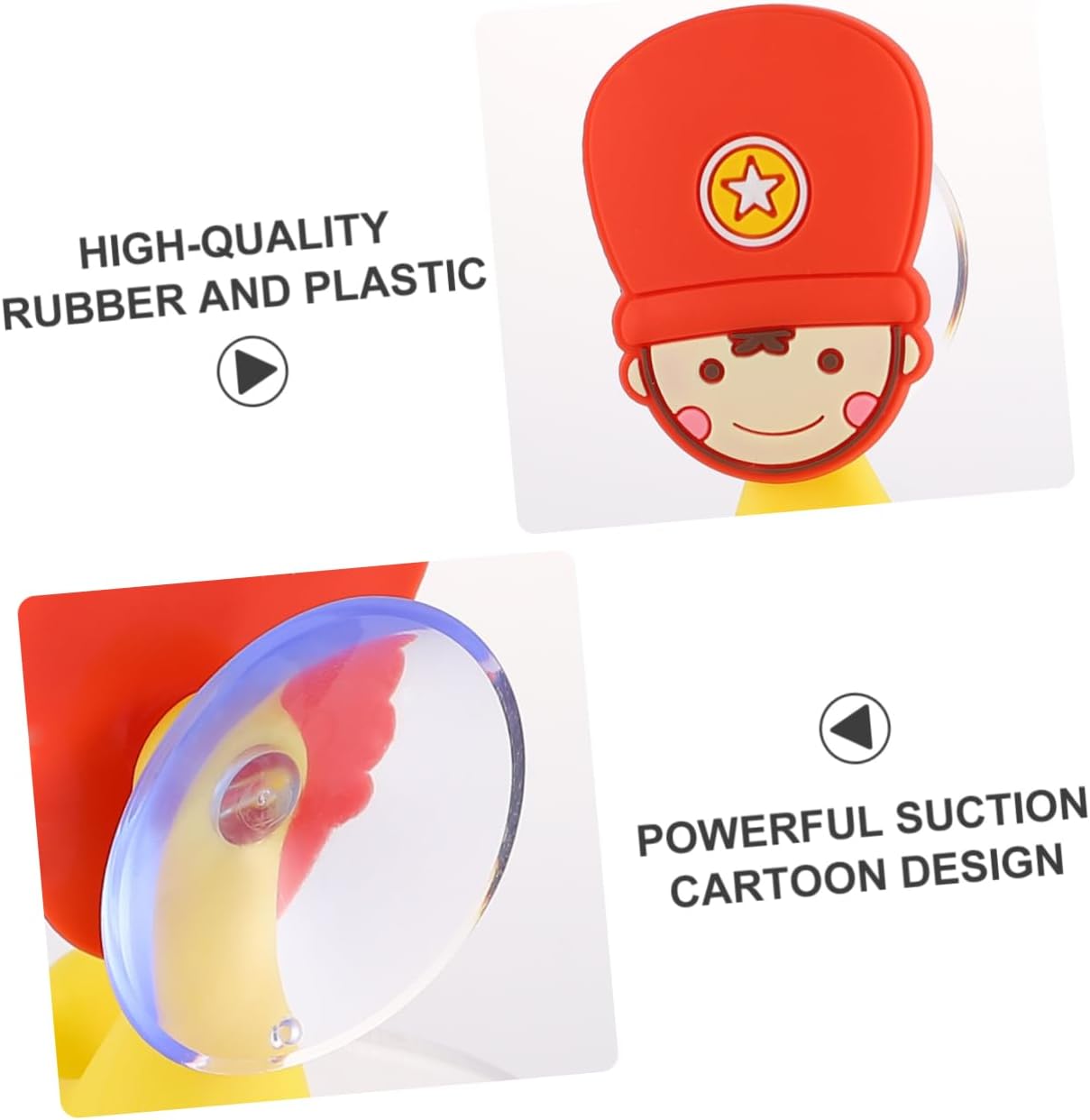 SOLUSTRE Suction Cup Toothbrush Holder 3pcs Set