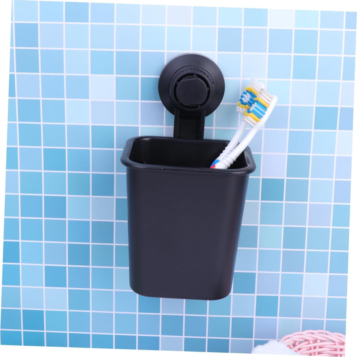 BEBEMOKO Suction Cup Toothbrush Holder for Kids