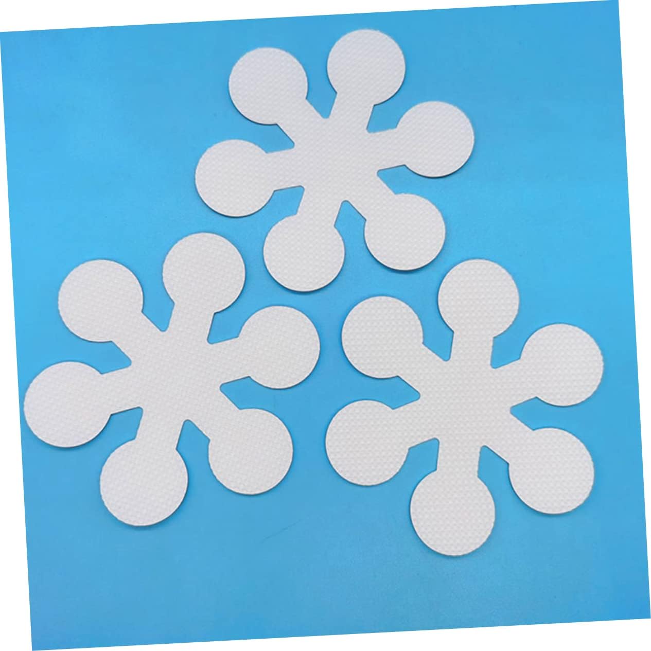 HEALLILY 20Pcs Snowflake Non-Slip Bath Stickers