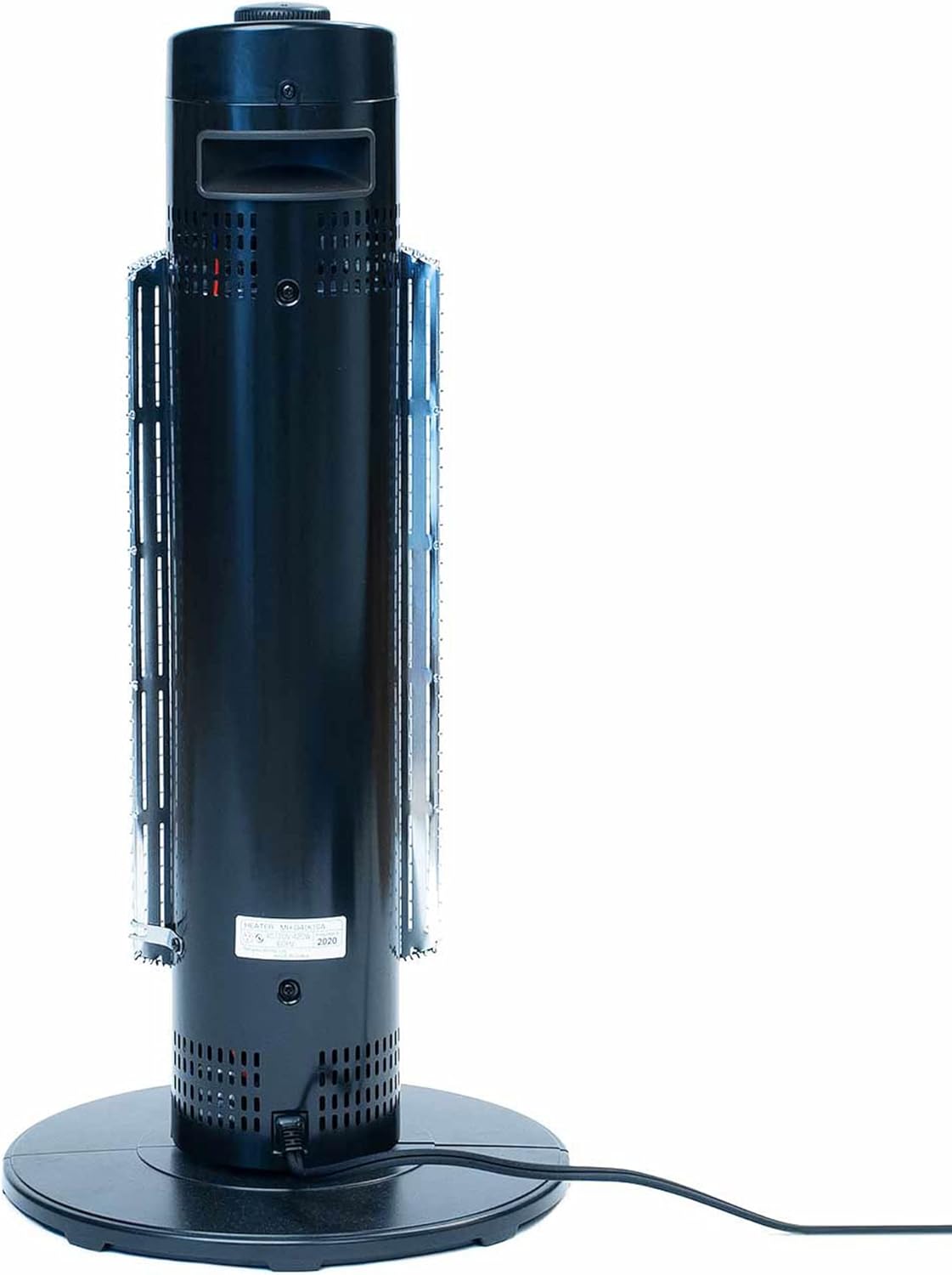 HeatMate Portable Instant Heat Graphite Medium Tower Electric Heater - Black