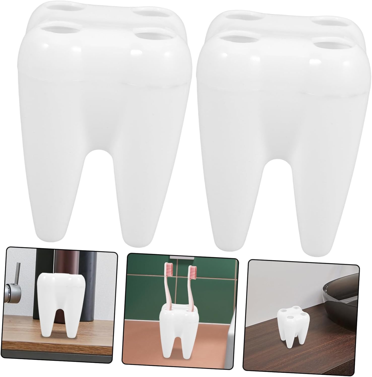 PRETYZOOM Cute Cartoon Toothbrush Holder 1