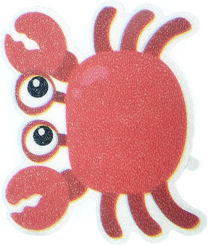 Non-Slip Cartoon Crab Stickers for Bathtub