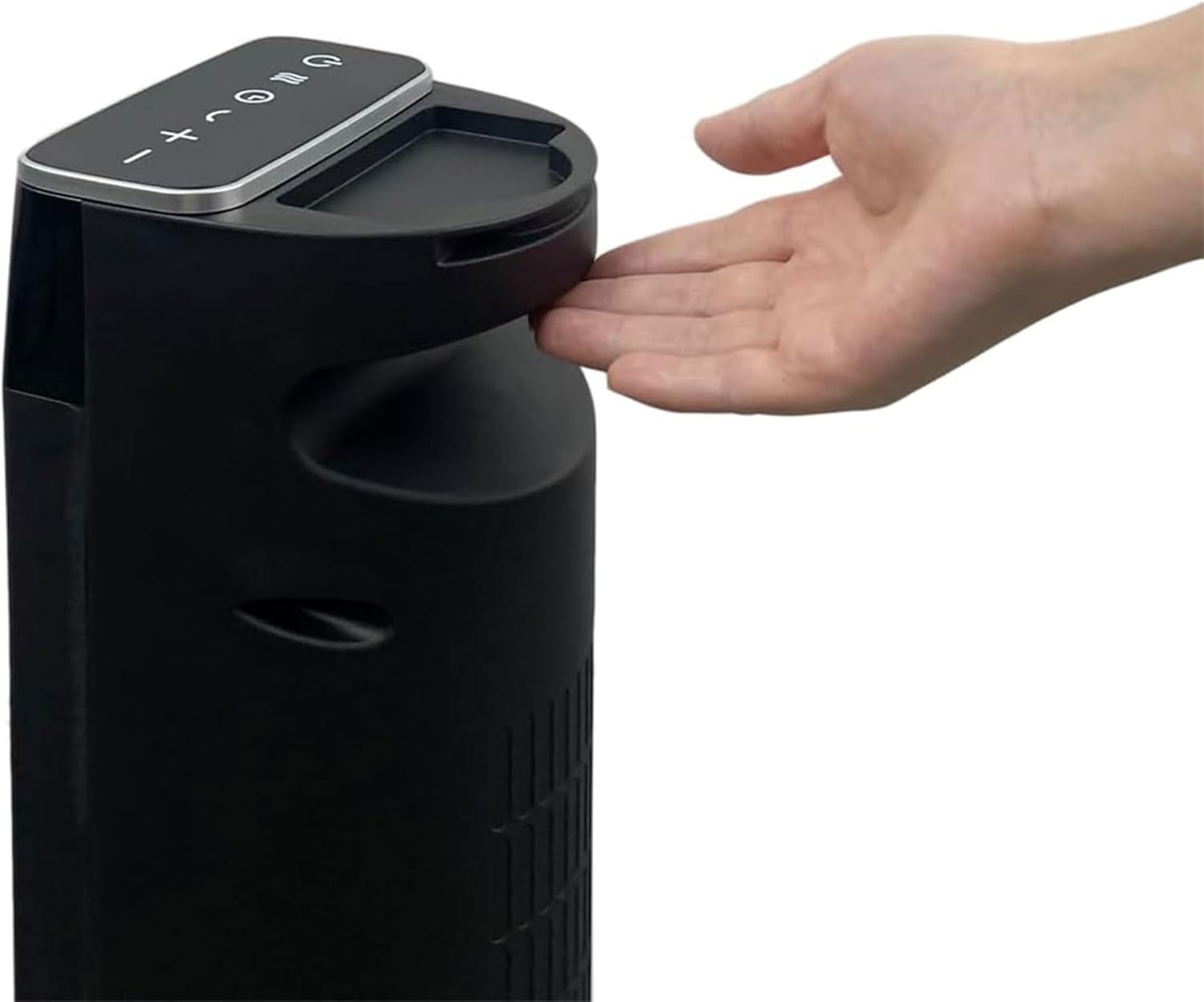Good Housekeeping 30 Oscillating Ceramic Tower Heater with Remote Black 1