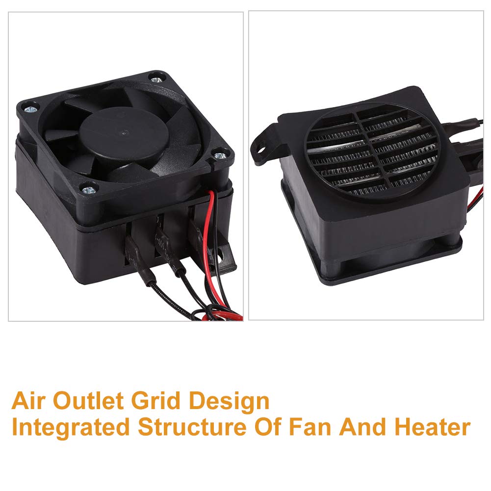 Mumusuki 12V Car Heater 100W Portable Space Heater