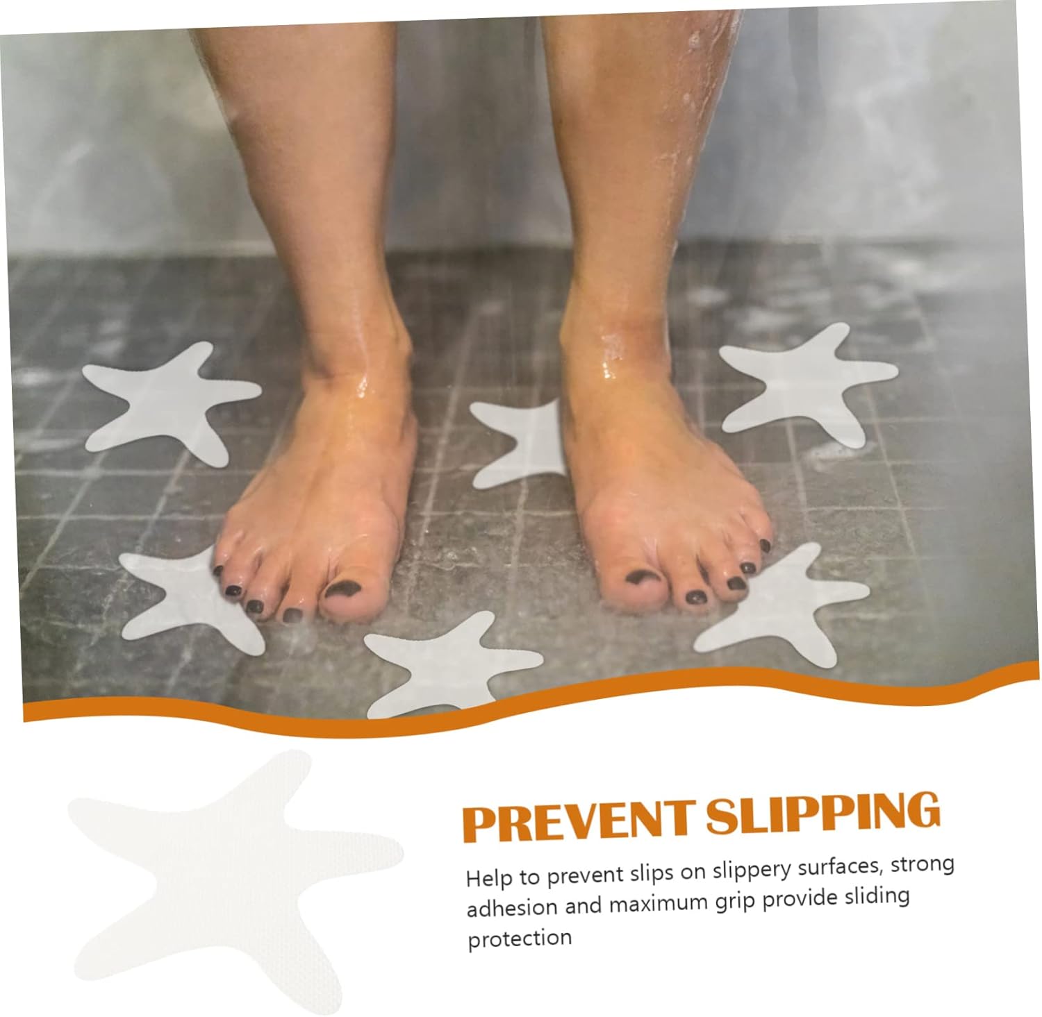 LIFKICH 20PCS Non-Slip Cartoon Bathtub Stickers for Kids