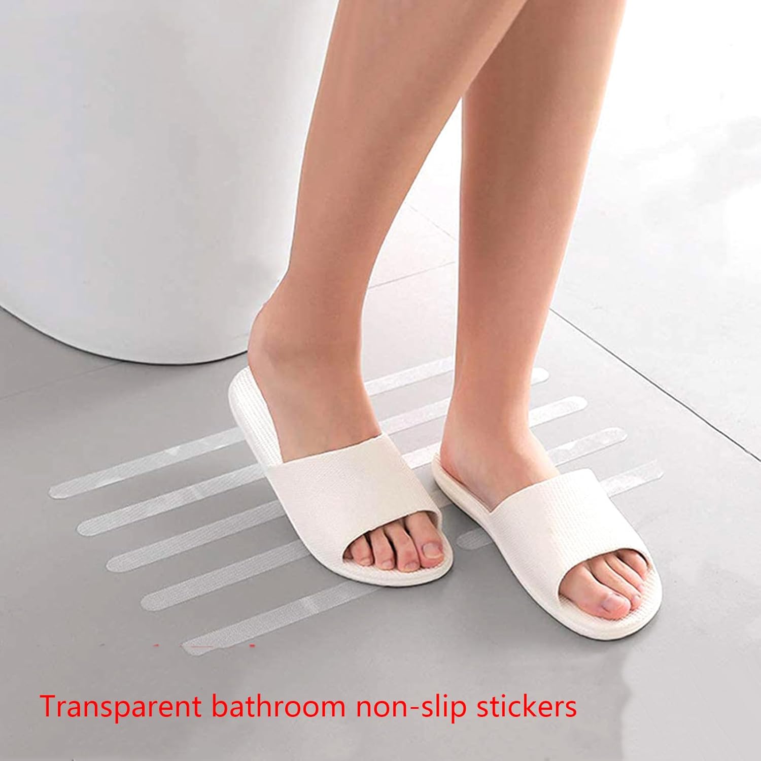 12Pcs Non-Slip Bathtub Stickers with Textured Treads