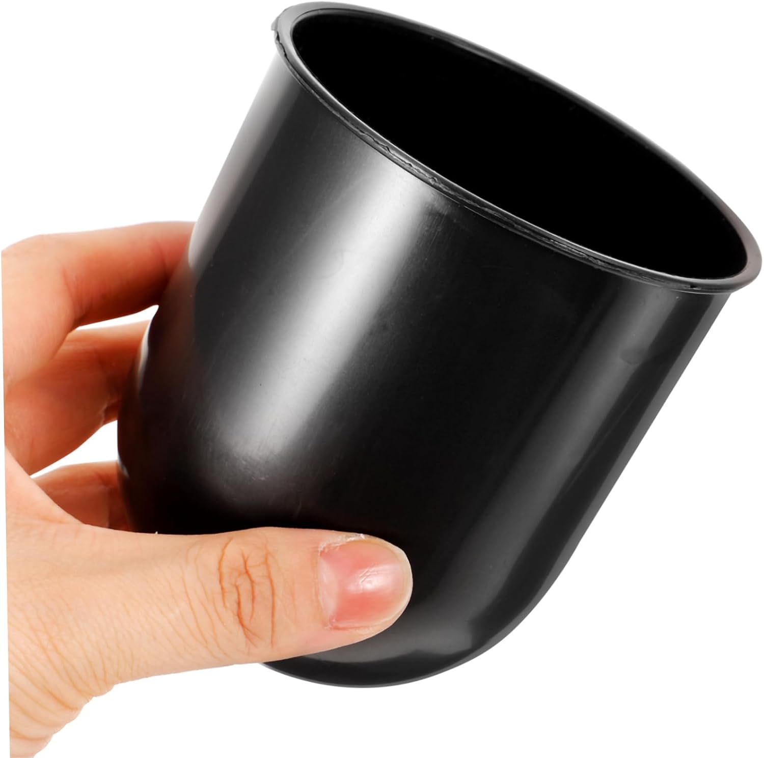 Amosfun 3Pcs Plastic Brush Holder Bathroom Cleaning Cup