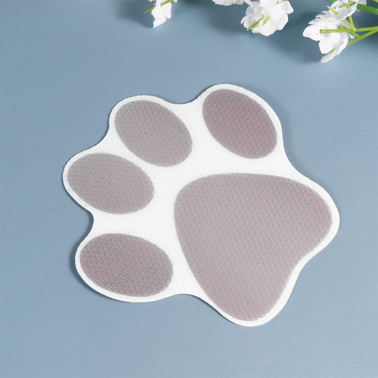 Zerodeko 30pcs Dog Paw Cartoon Bath Stickers - Non-Slip Decals for Safety