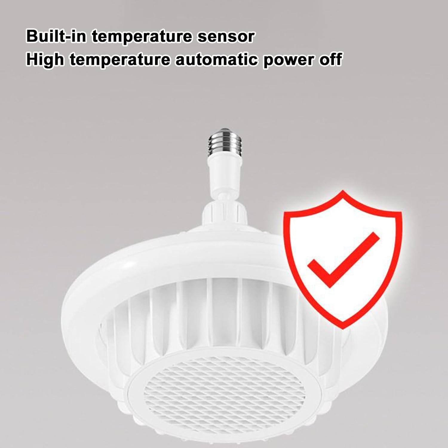 EZVAYA 600W Ceiling Fan with Heater and Light