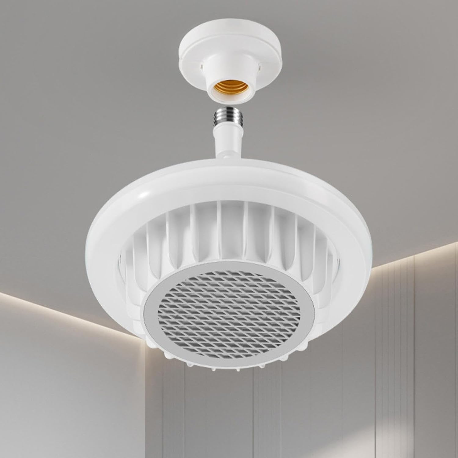 600W Bathroom Ceiling Heater with Fan Light and Remote Control