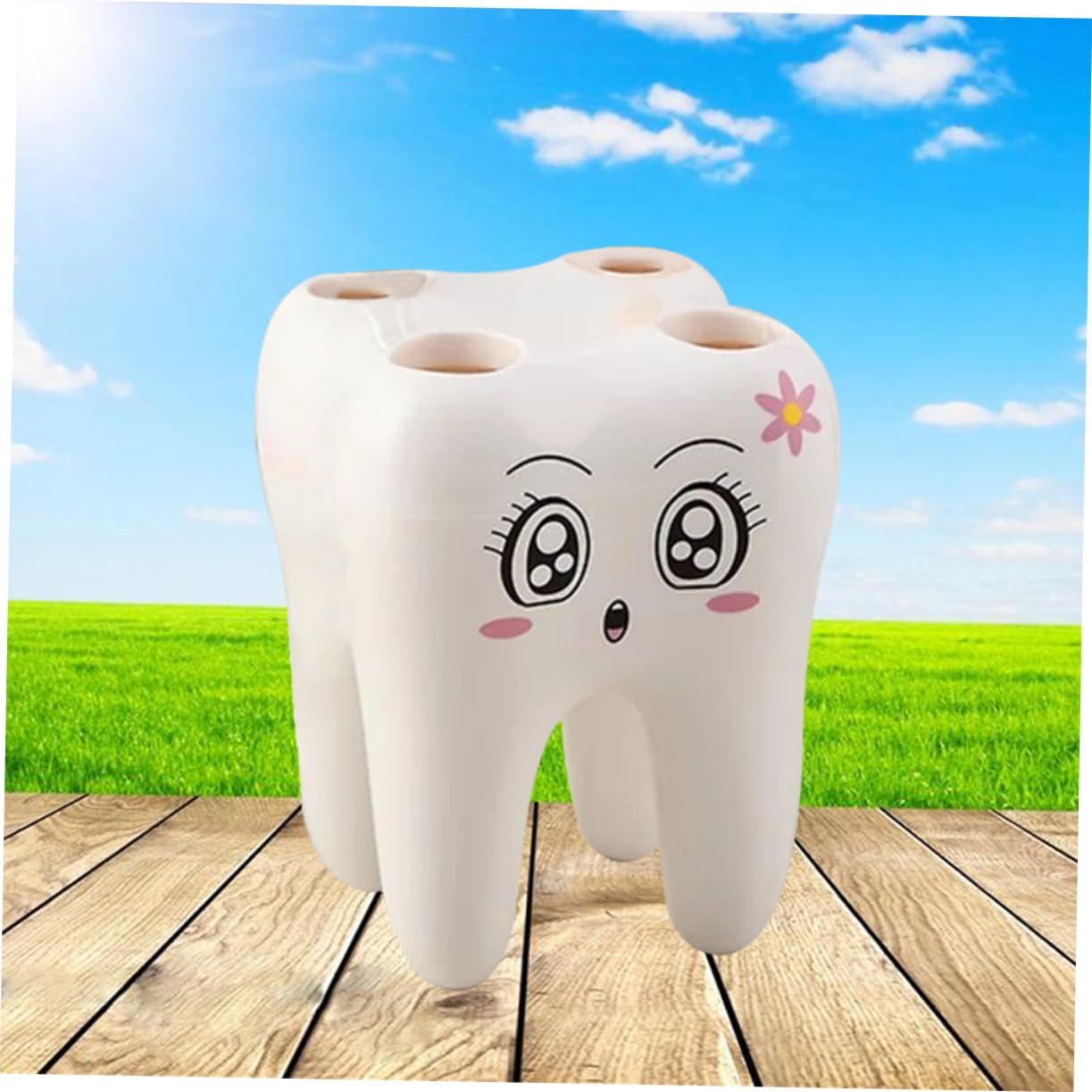 Ciieeo Cartoon Toothbrush Holder for Bathroom