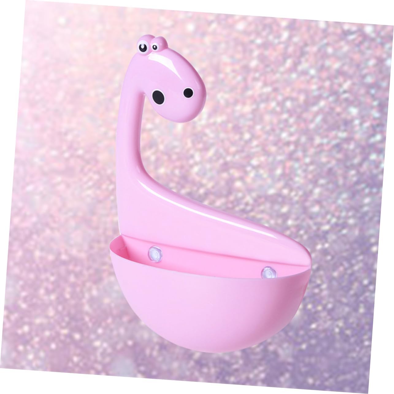 LIFKOME Suction Cup Dinosaur Toothbrush Holder
