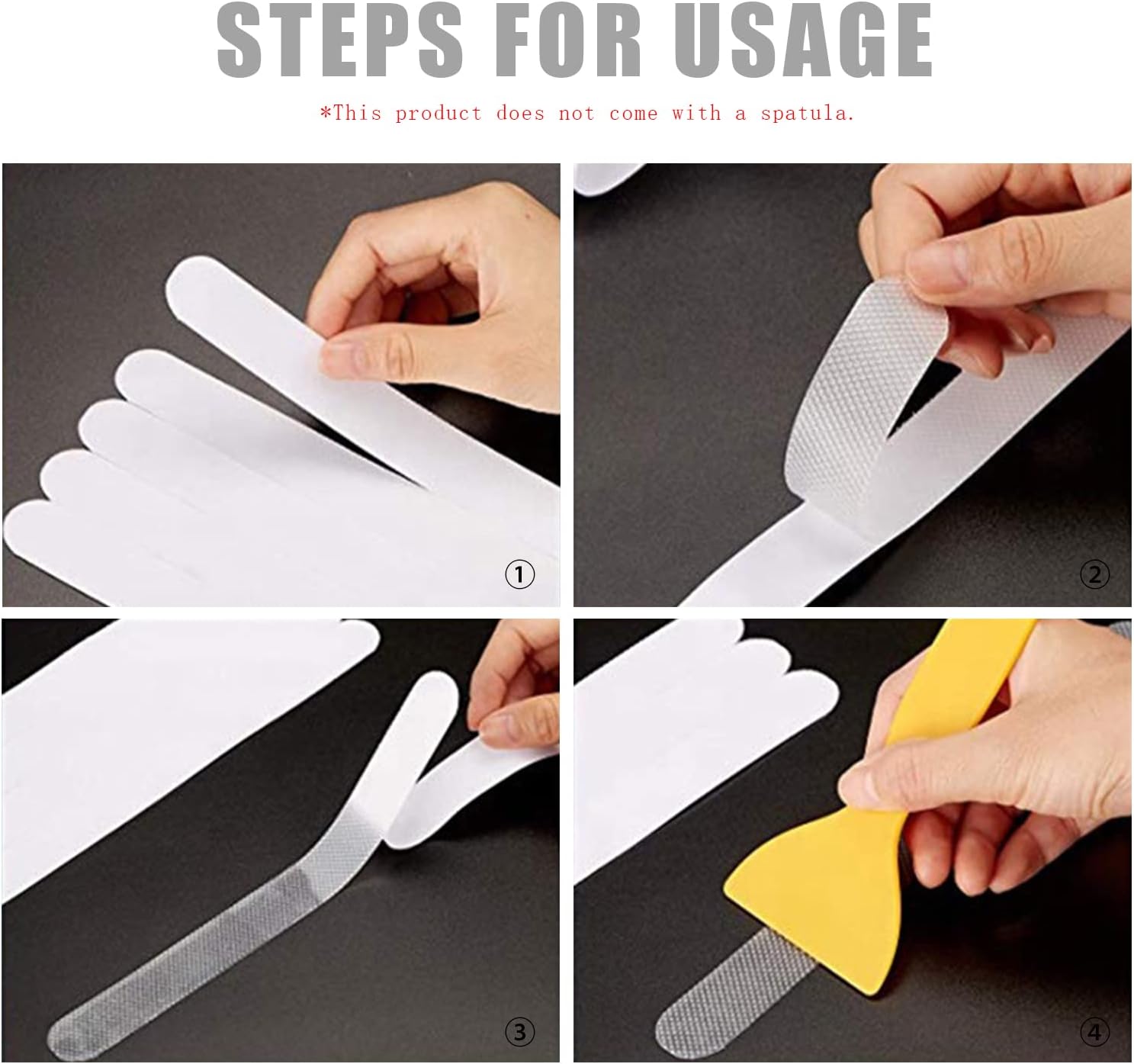 JANMIN 48pcs Non-Slip Stickers Bathtub Safety Decals