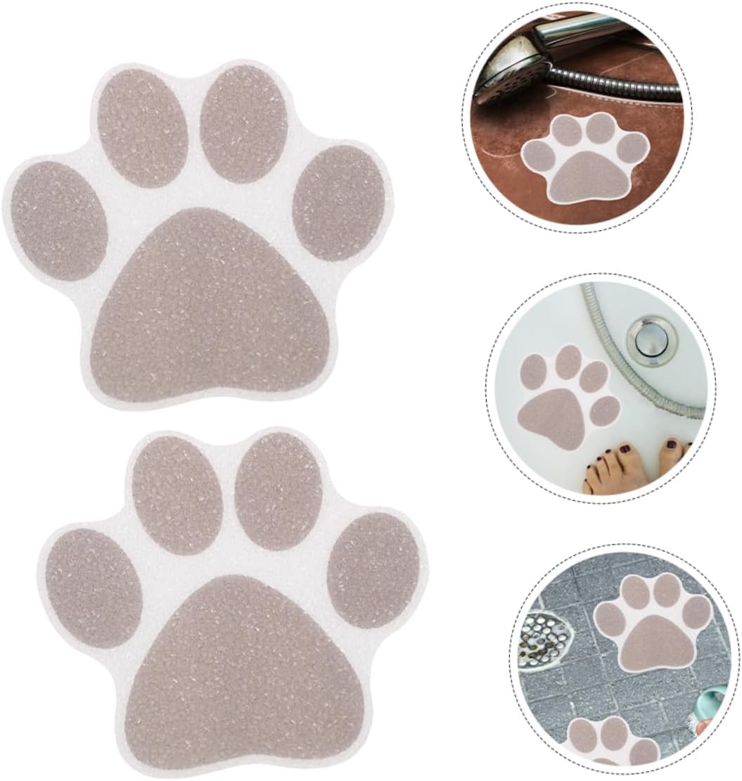 FUNOMOCYA Bathtub Slip Stickers 20pcs Dog Paw Decals