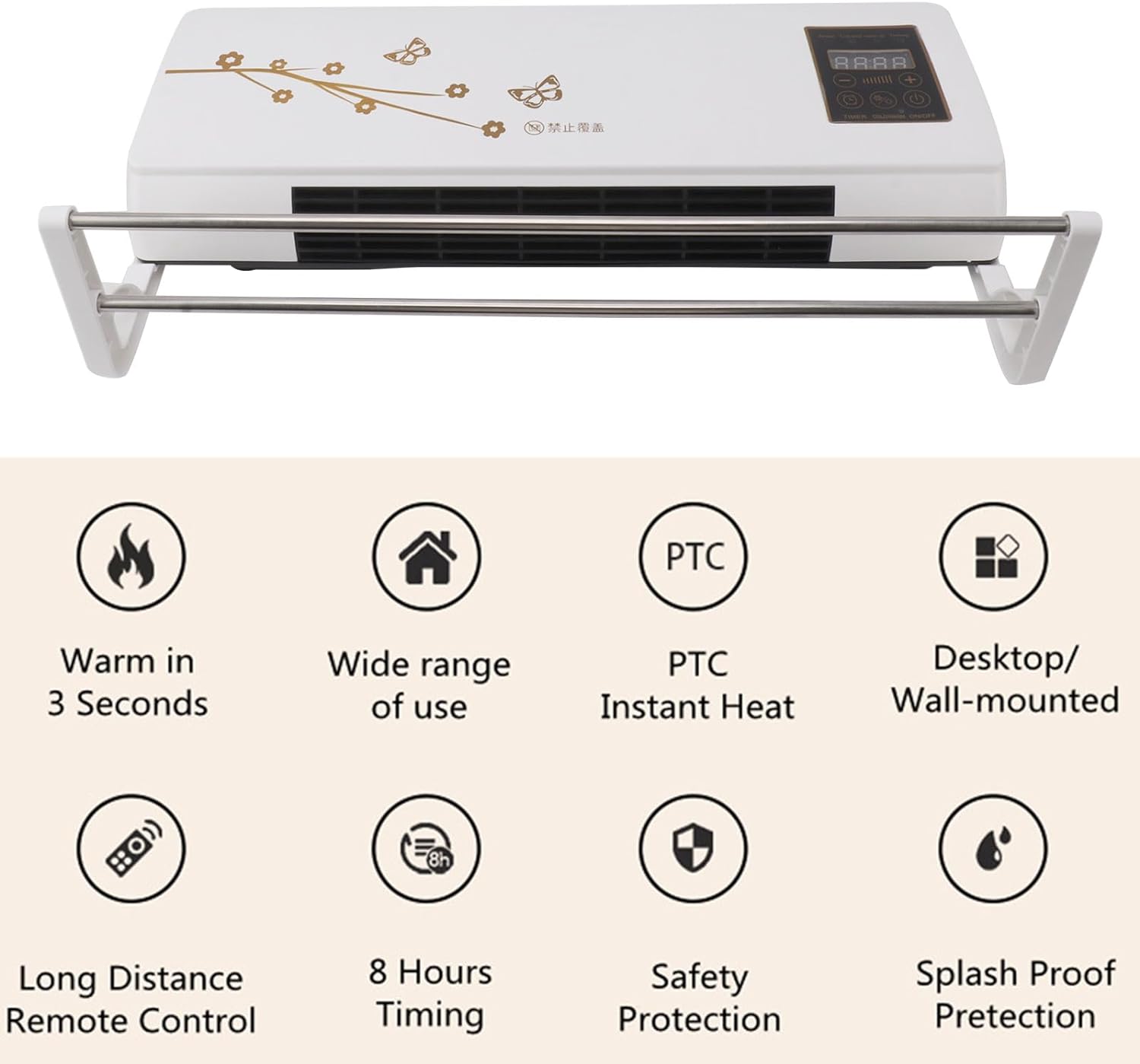 GLOGLOW 2000W Mini Air Conditioner with Heating 1