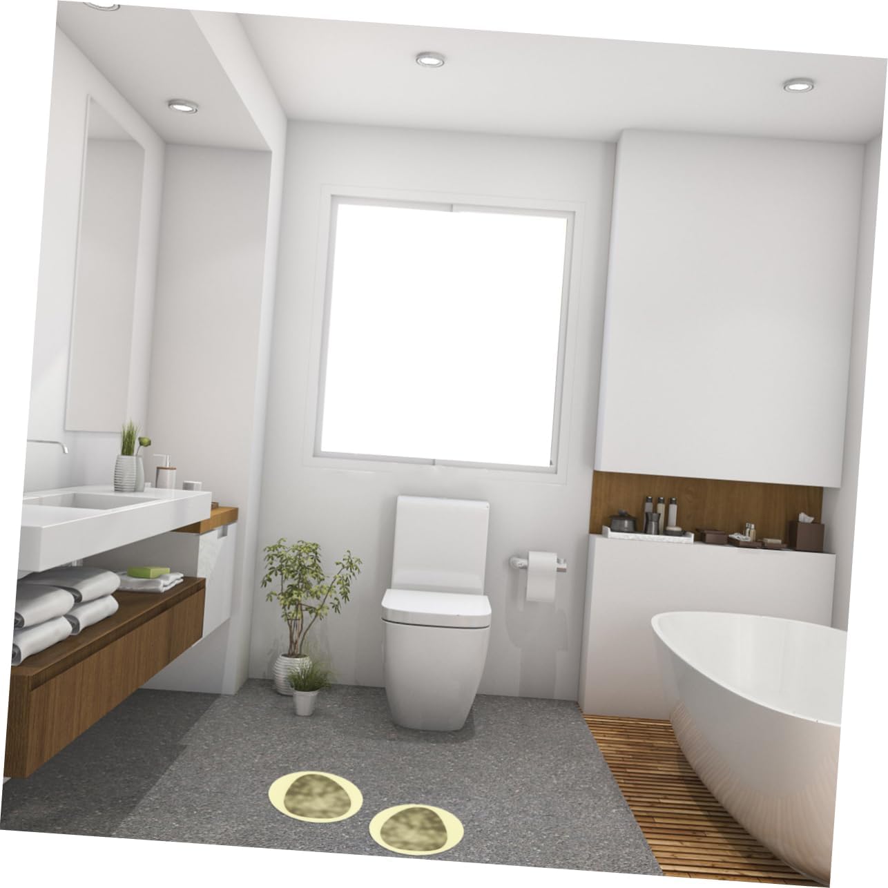 ERINGOGO Anti-Slip Bathtub Stickers 4pcs