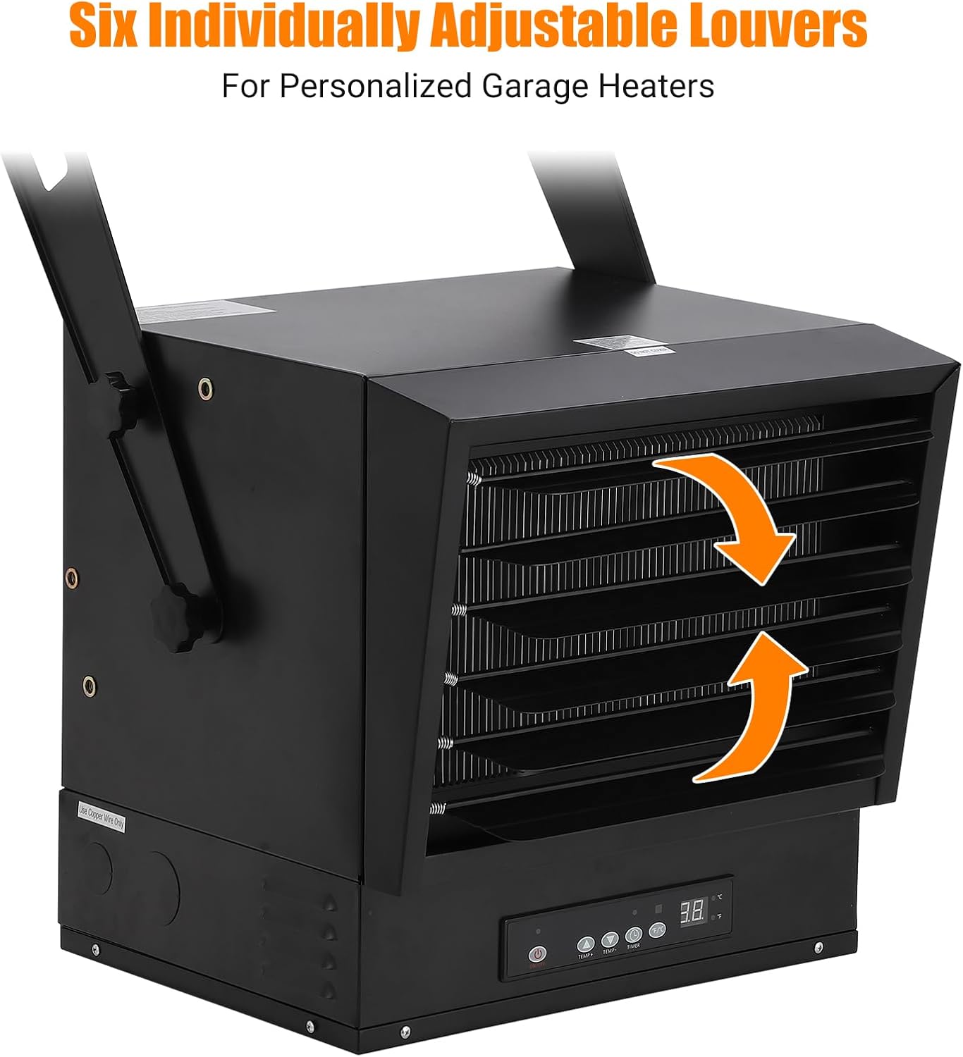 10000W Garage Heater with Remote Control and 12H Timer