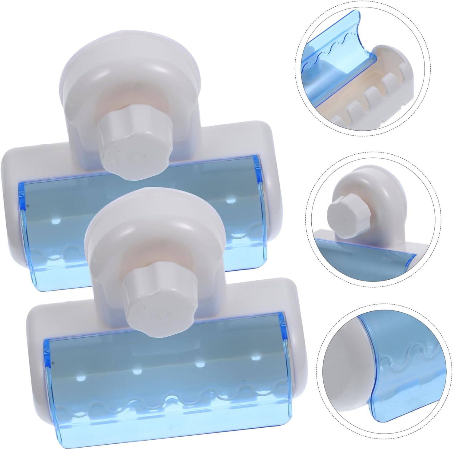 IMIKEYA 2pcs Wall Mounted Toothbrush Holder