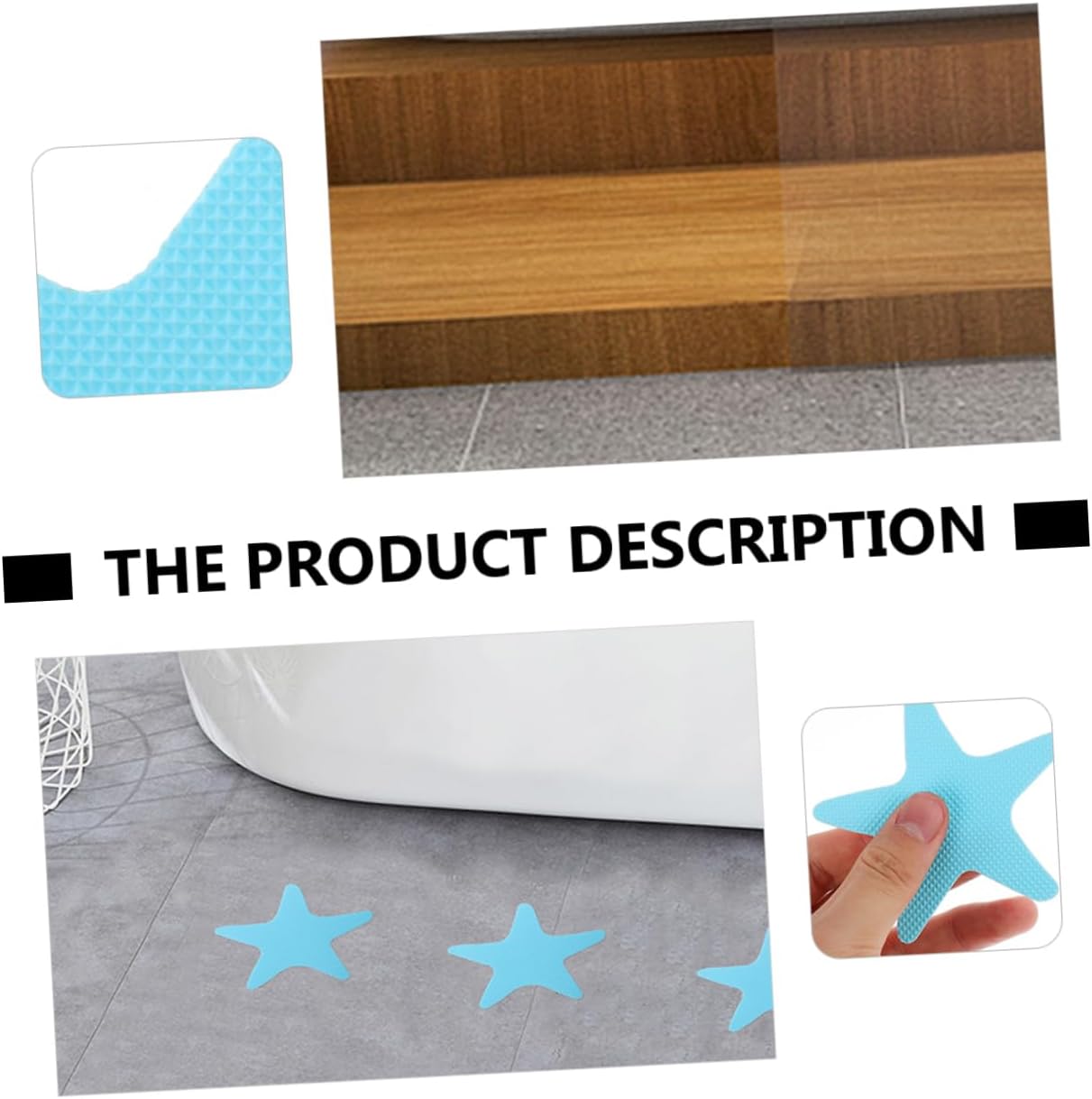 Non-Slip Bathtub Stickers with 40 Pieces for Safe Bathing