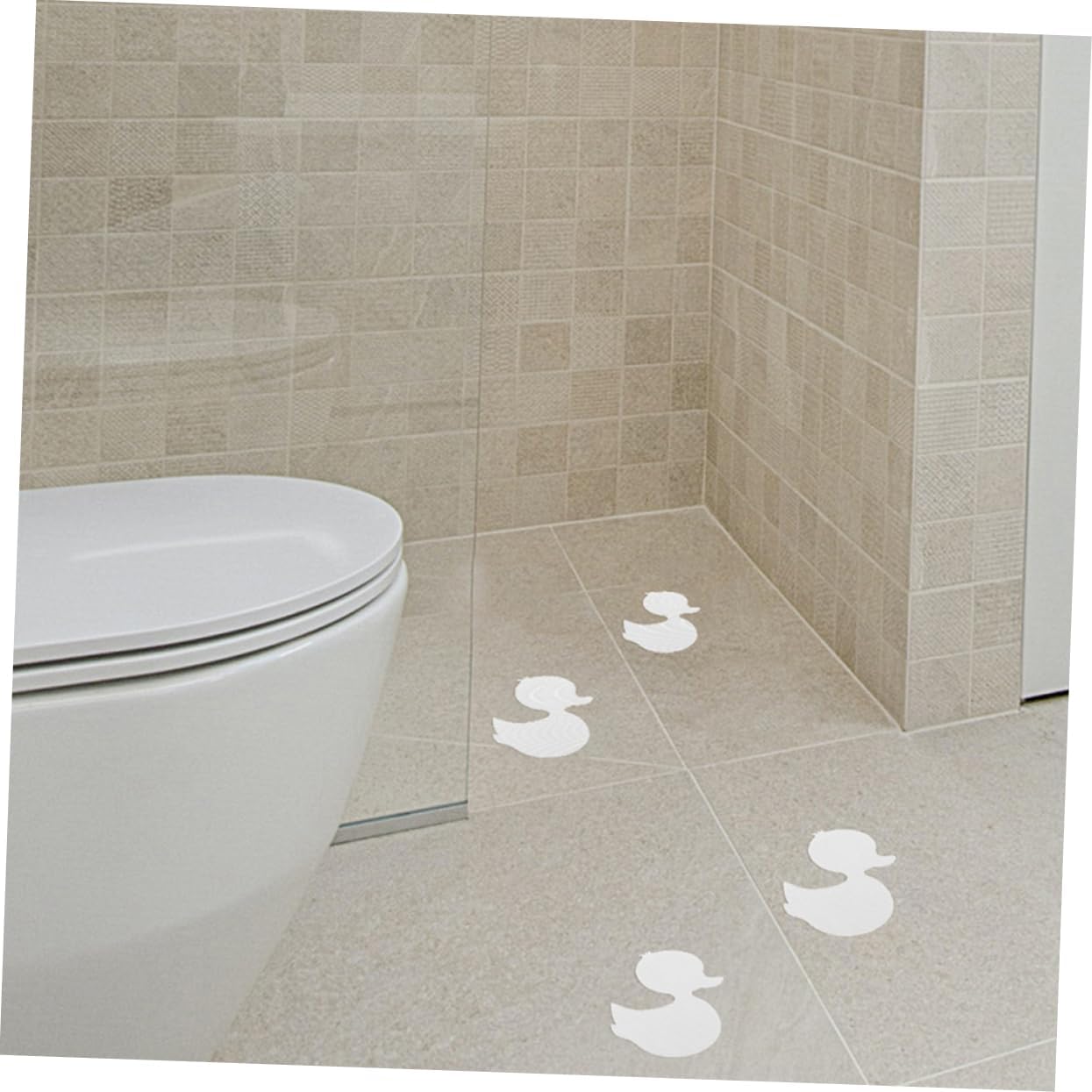 WOONEKY Duck Stickers for Bathtub 20pcs Non-Slip 1