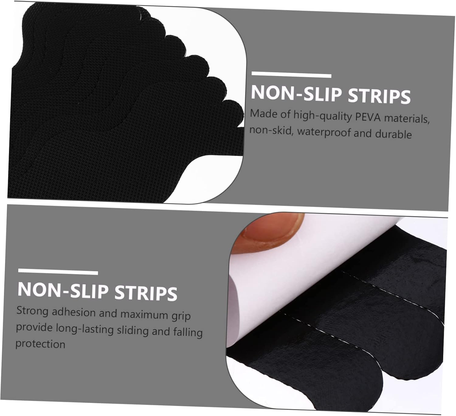 BUGUUYO Non-Slip Bath Stickers 24pcs Anti-Skid Sticker Set
