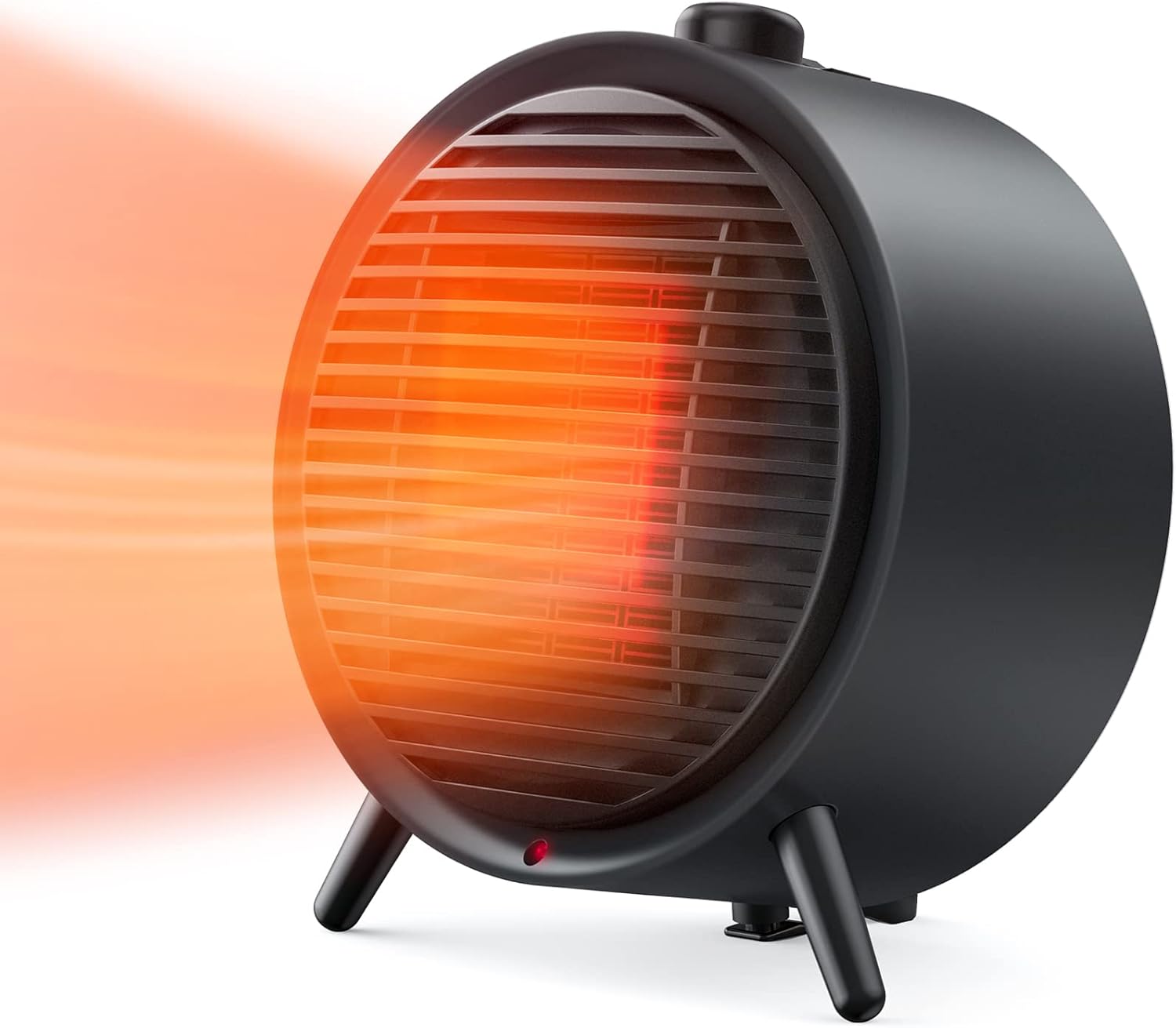 PARIS RHNE 1500W PTC Ceramic Space Heater with Thermostat and Safety Features