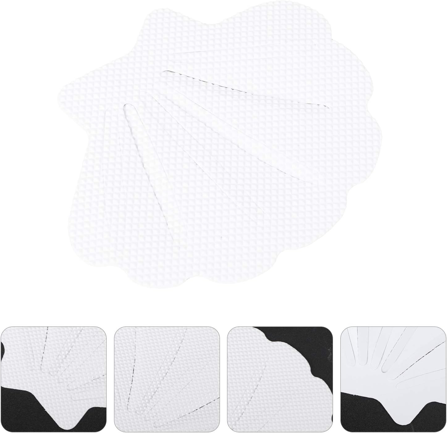 12pcs Bath Tub Anti-Slip Stickers Sea Shell Design for Bathroom Safety