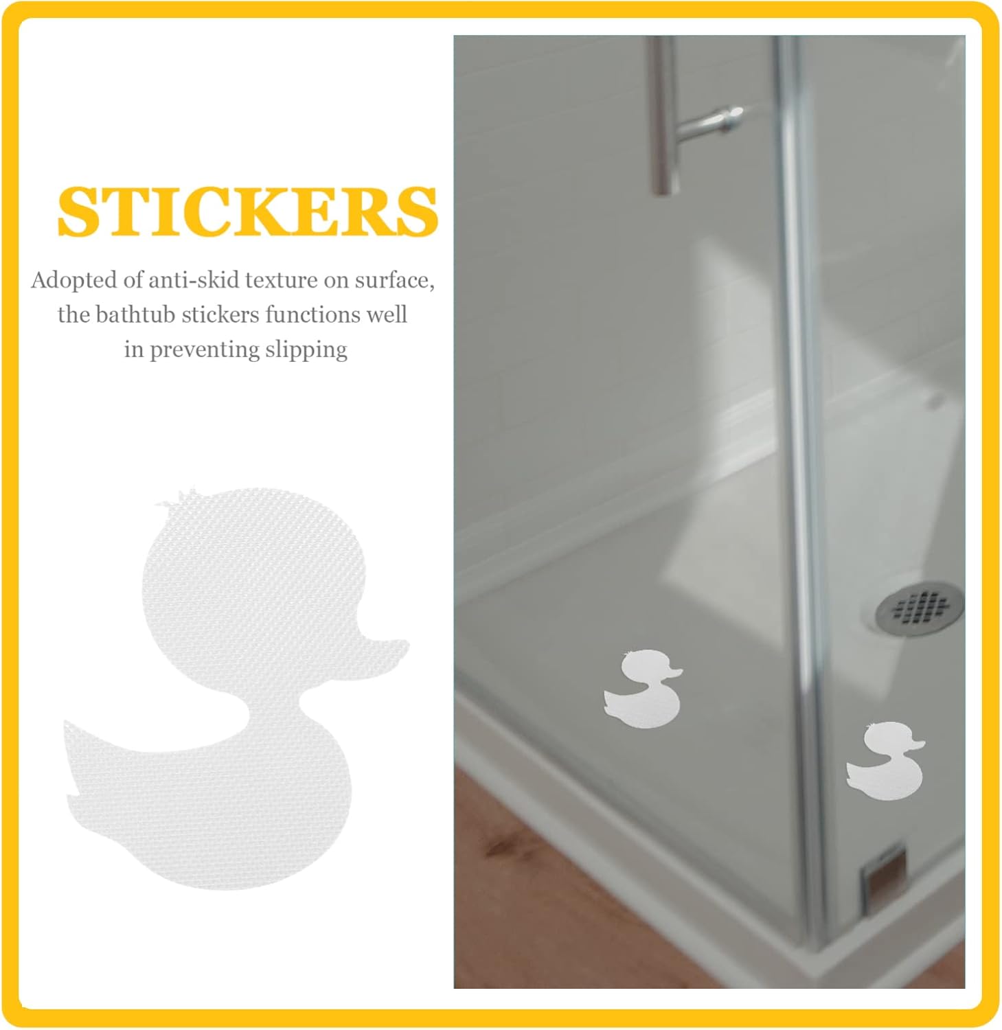 Operitacx 1 Set Non Cartoon Bathtub Stickers