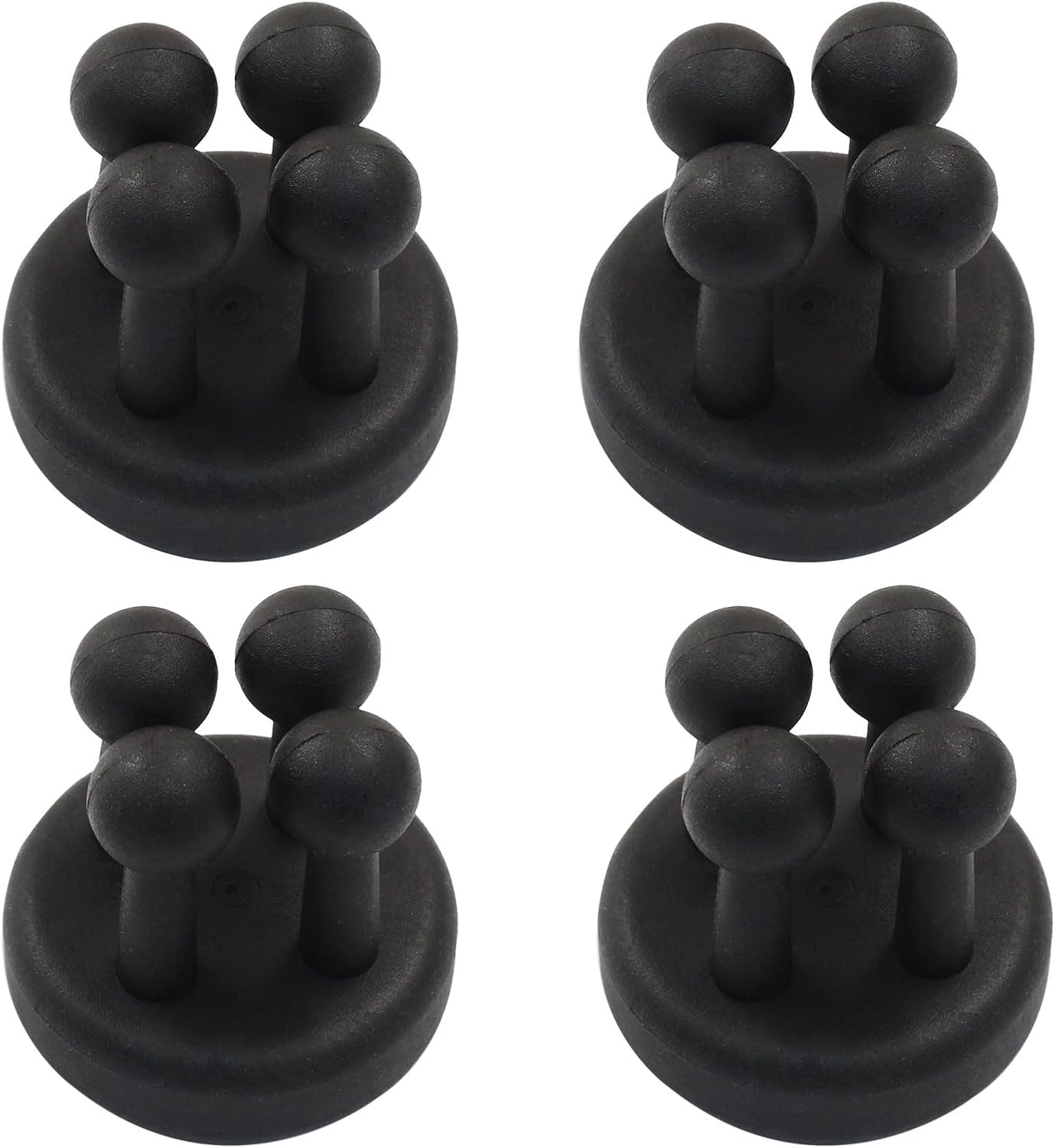 Verkelly 4 Pcs 137 Silicone Toothbrush Holders