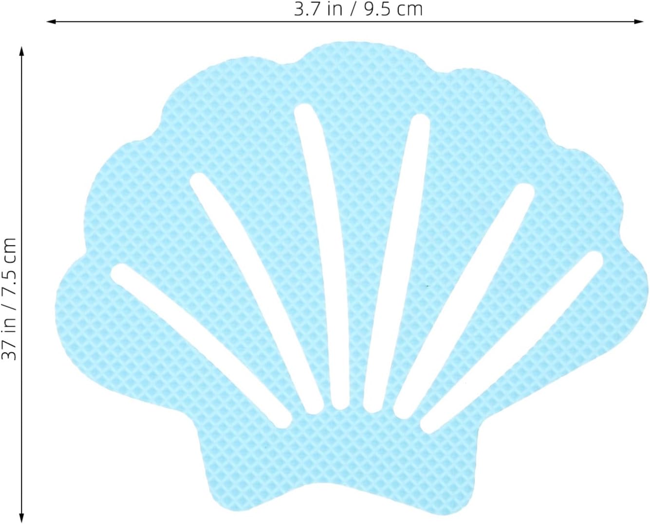 Luxshiny 30pc Shell Shape Non-Slip Bathtub Stickers