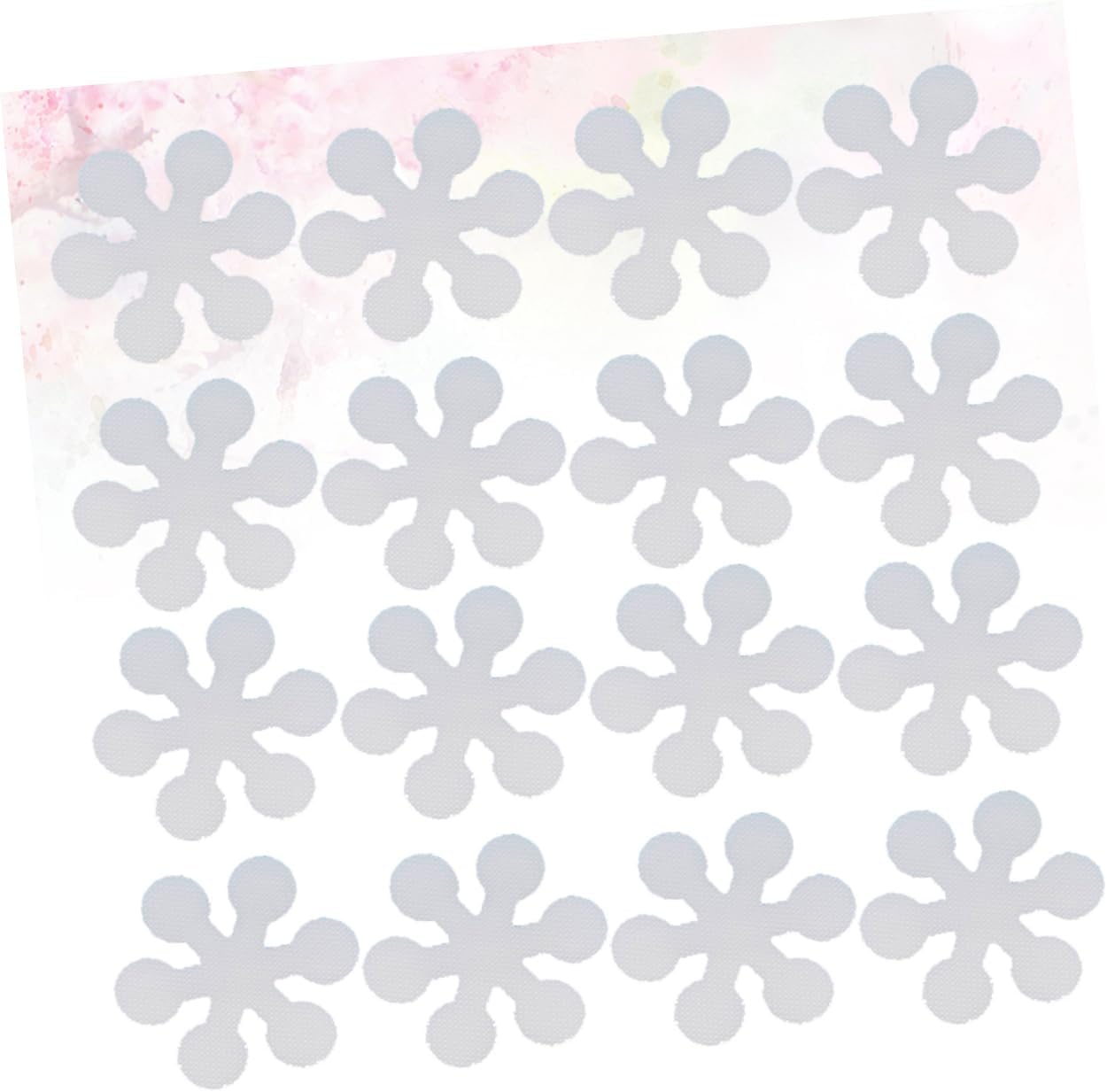 20 Pcs Snowflake Non-Slip Stickers for Bath Tub