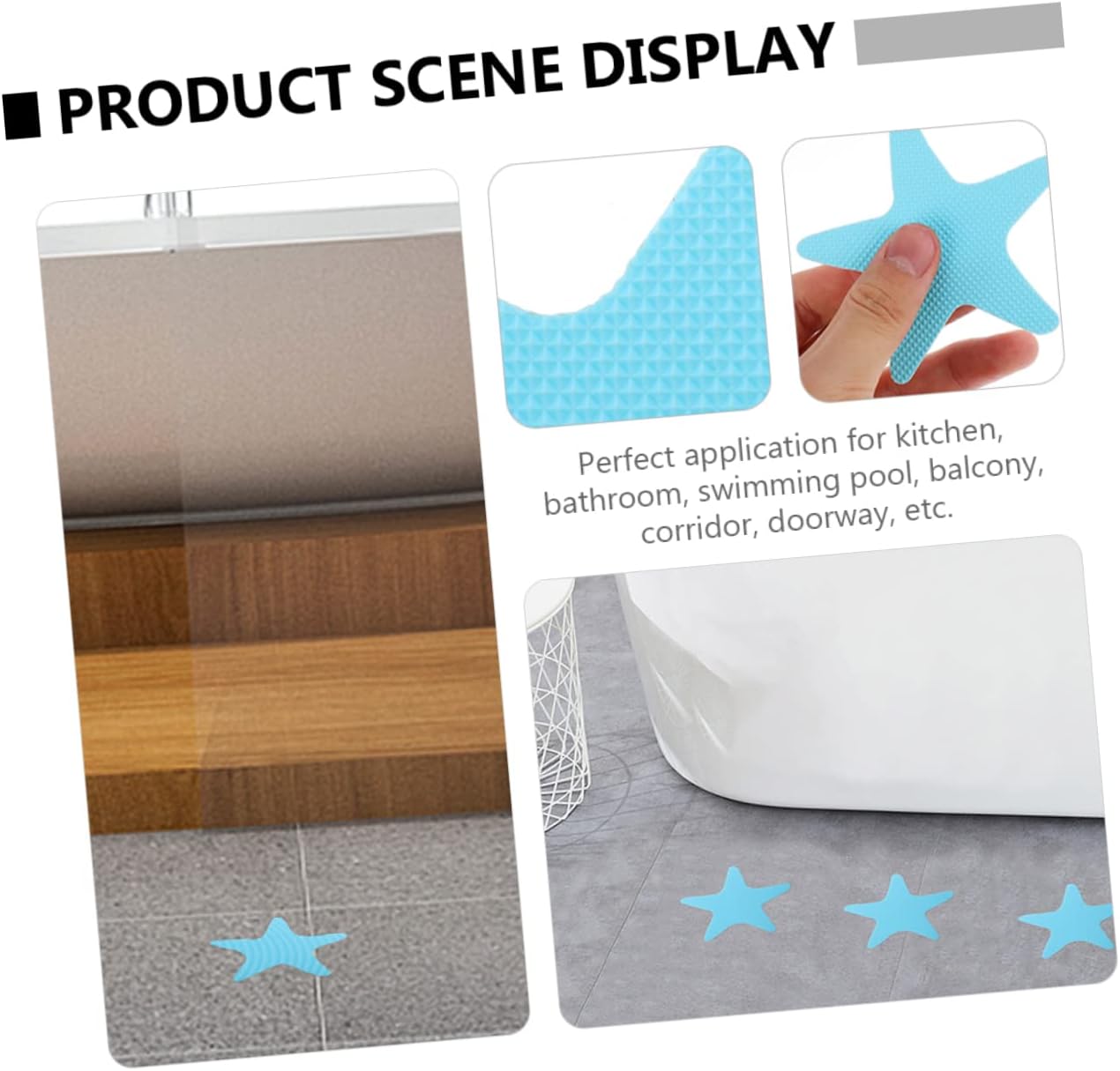 Non-Slip Bathtub Stickers with 40 Pieces for Safe Bathing