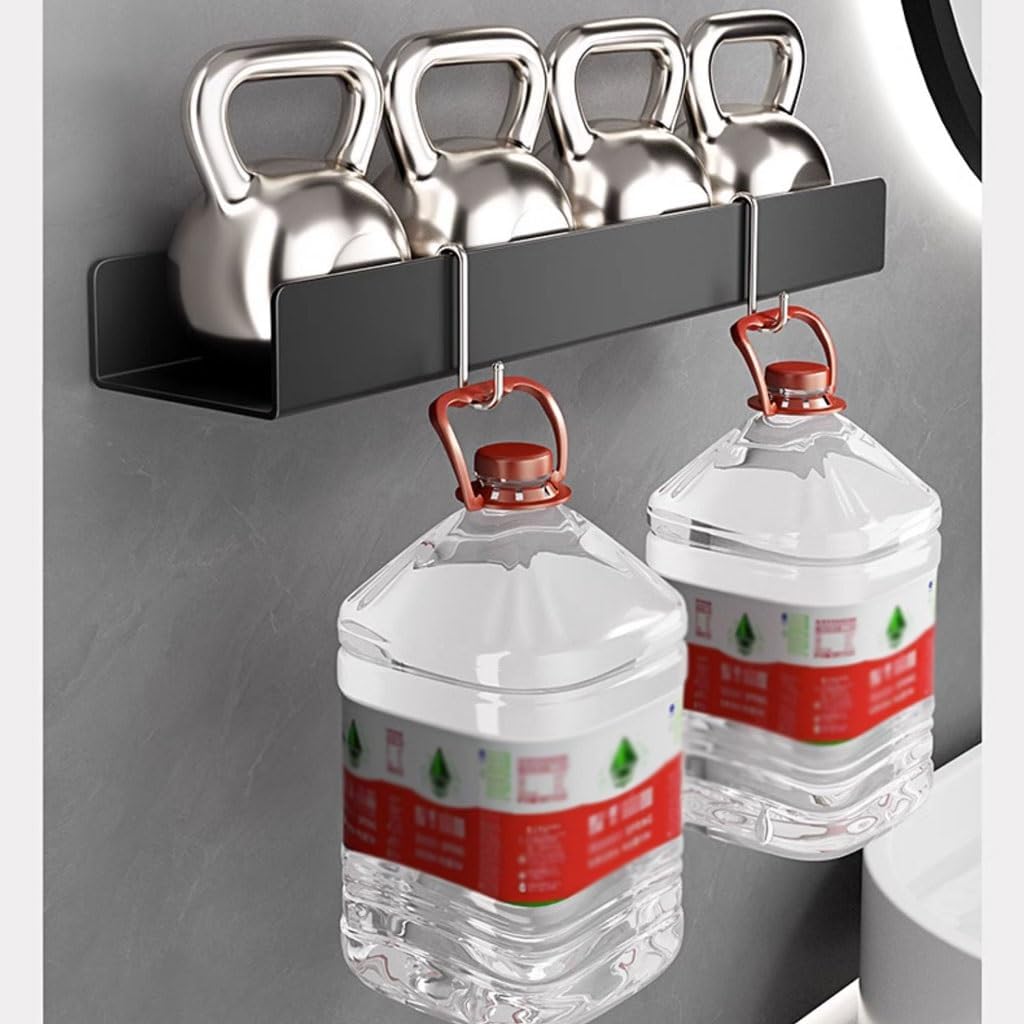 LOVULIFE Bathroom Storage Rack with Anti-Slip Guardrail