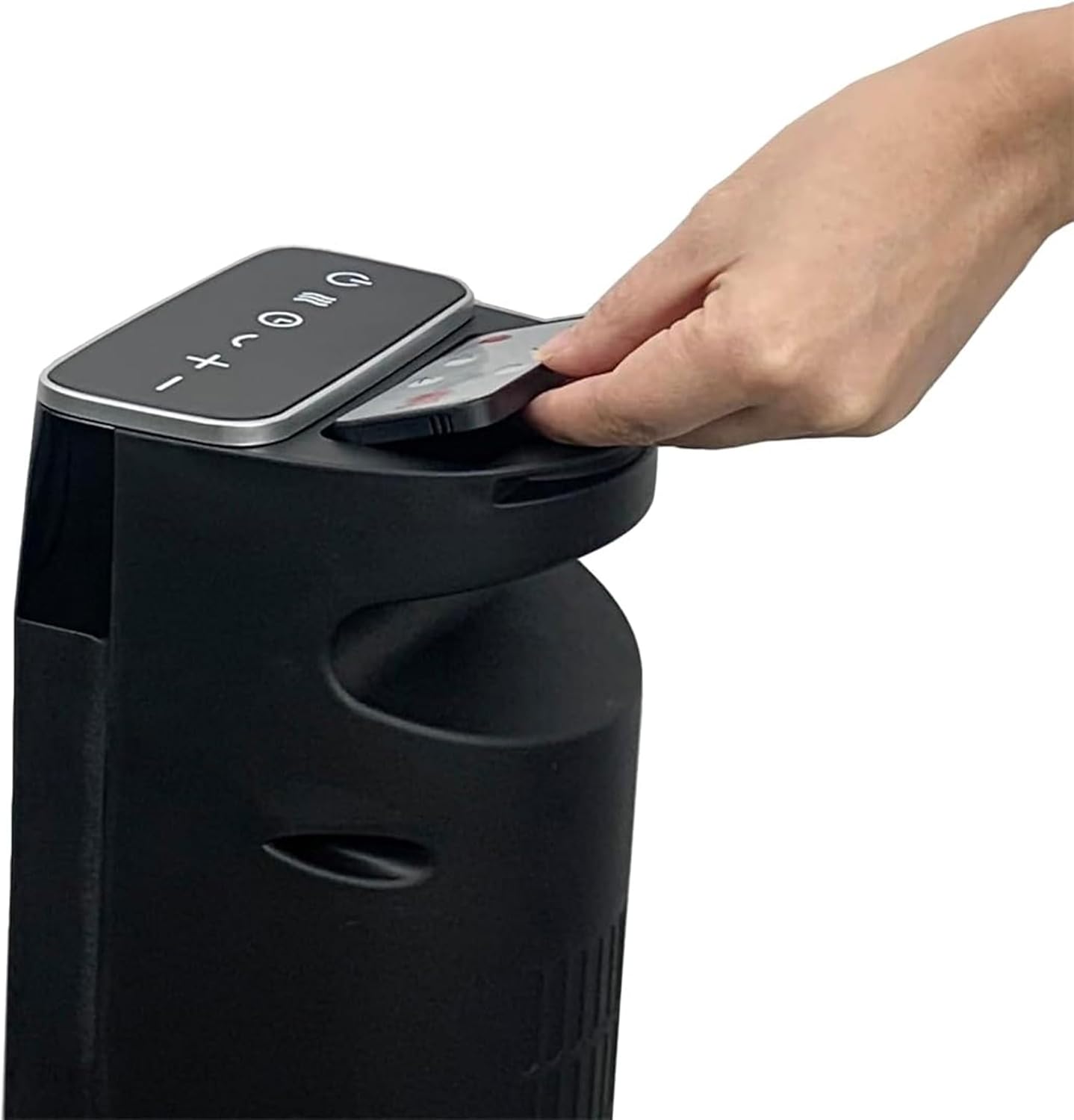 Good Housekeeping 30 Oscillating Ceramic Tower Heater with Remote Black 1