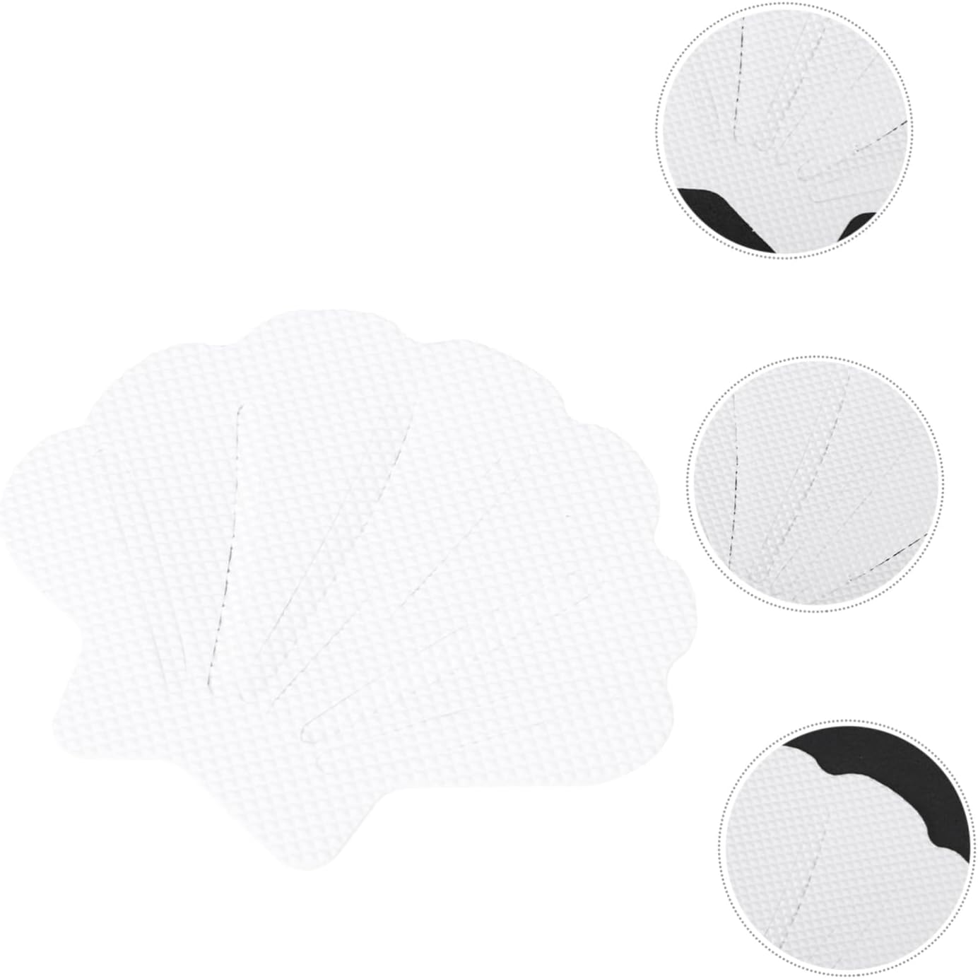 Luxshiny 12PCS Sea Shell Anti Slip Stickers for Shower Safety