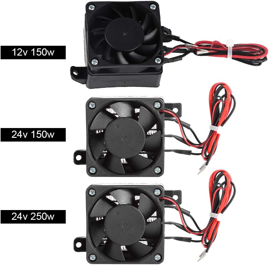 Zerodis PTC Fan Heater 12V 150W DIY Accessory