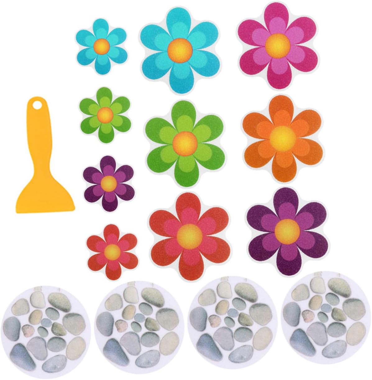 PRETYZOOM Non-Slip Tub Stickers for Bath and Kitchen