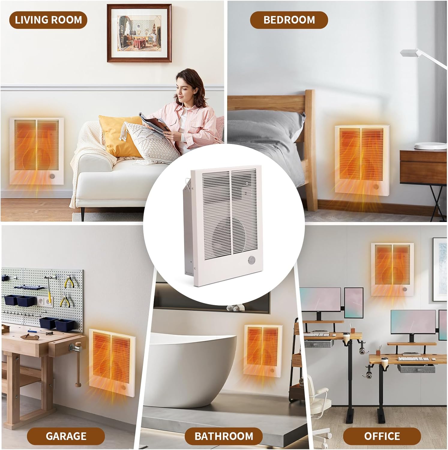 HAI FEIPN 198 Wall Heater 4000W 240VAC Energy-Saving Electric Heater