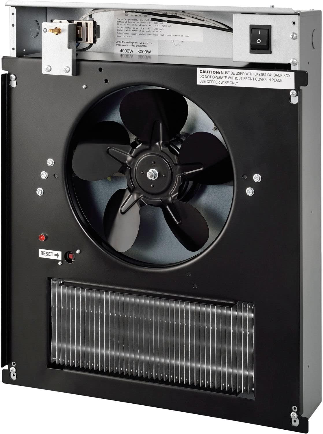 Global Industrial Wall Mounted Heater with Thermostat