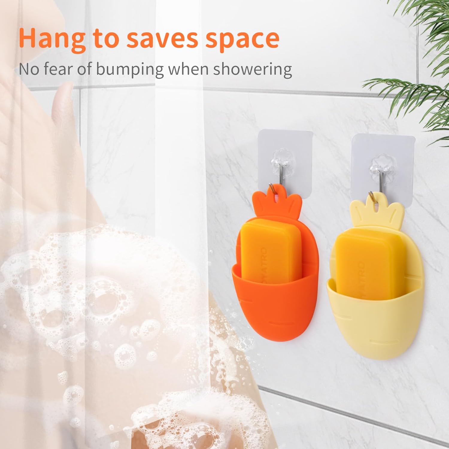 LOYATRO Wall Mount Toothbrush Holder with Suction Cup