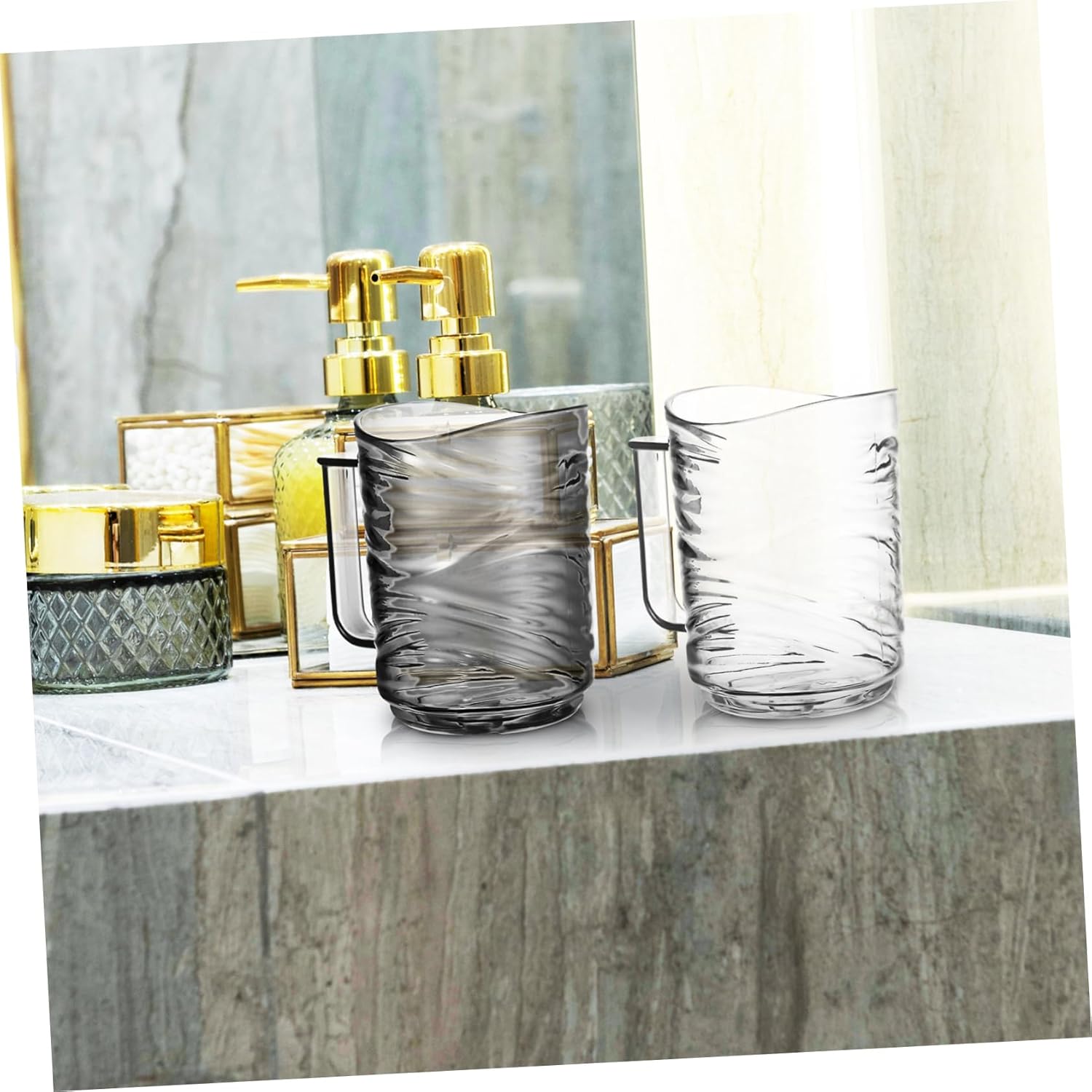 HOLIDYOYO 2pcs Reusable Toothbrush Holder