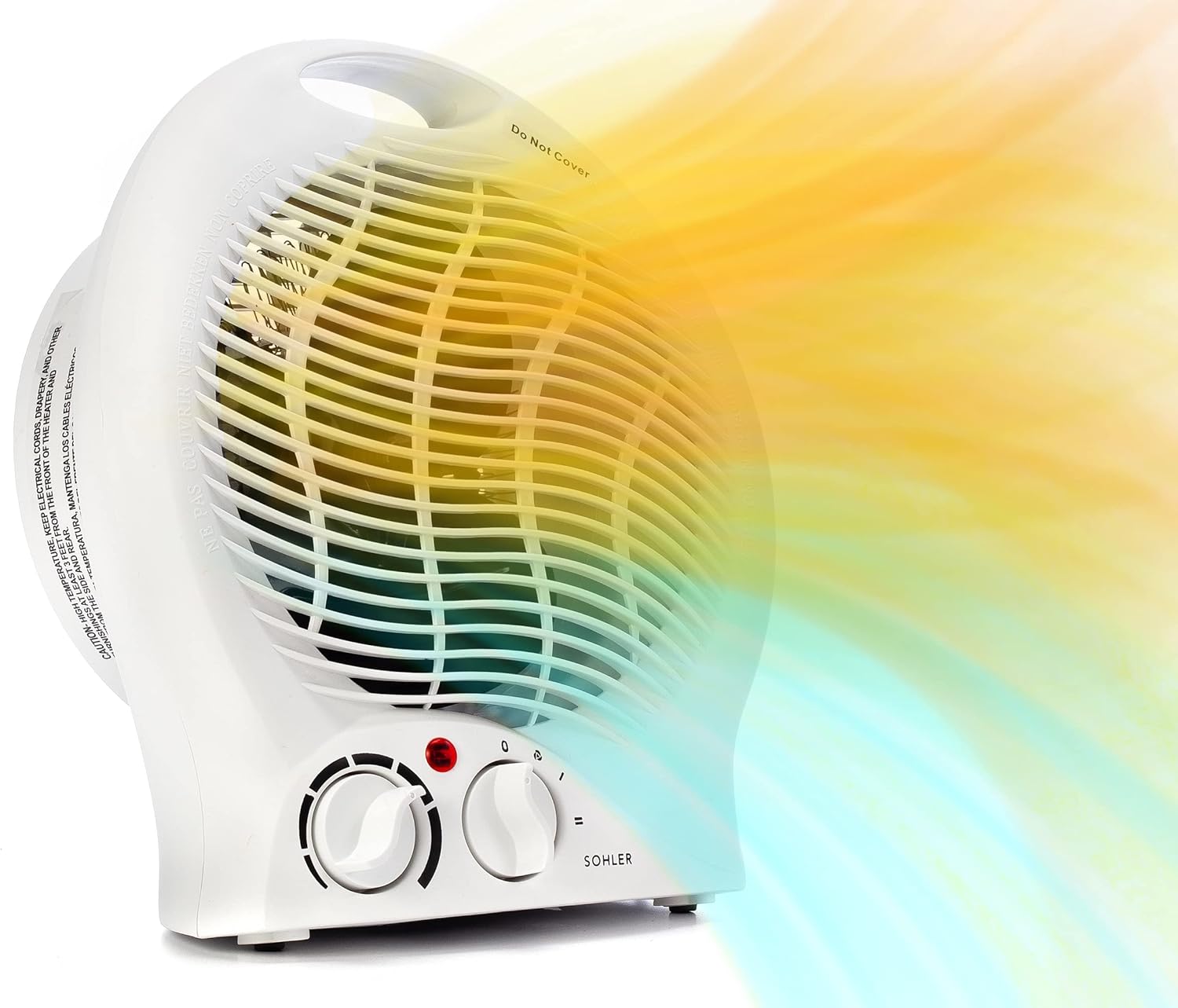 Sohler 1500W Fan Heater with Thermostat and Safety