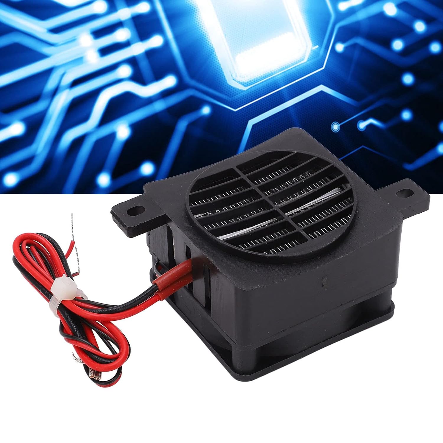 DAUERHAFT PTC Ceramic Fan Heater 12V 50W Compact Space Heater
