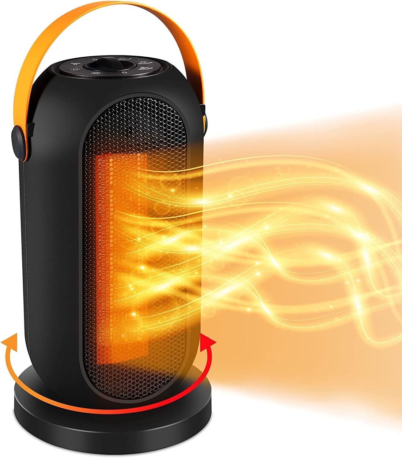 SARMERGE Fan Heater with 4 Settings and Safety Protection