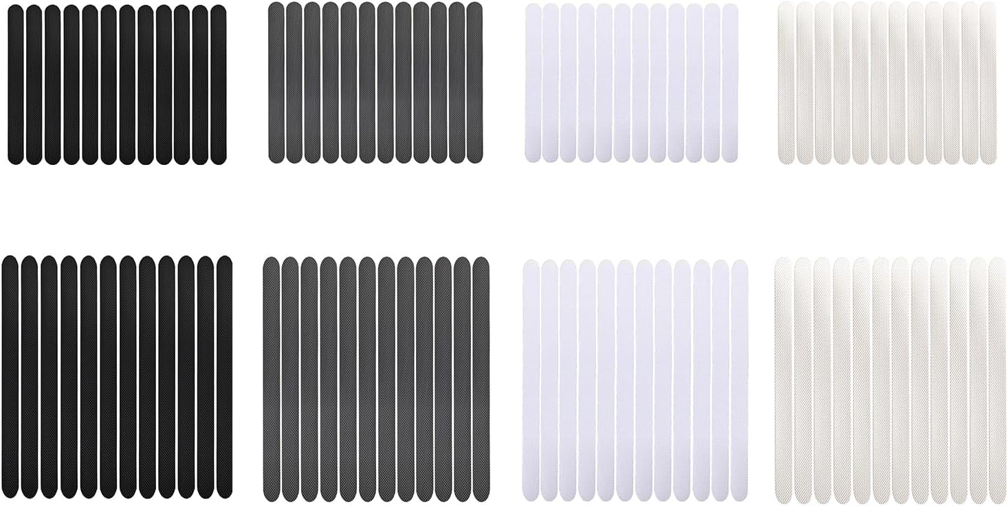 12Pcs Non-Slip Bathtub Stickers with Textured Treads