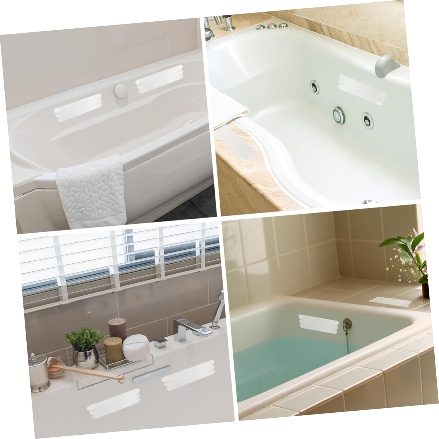SOIMISS Non-Slip Bath Safety Strips for Bathtubs