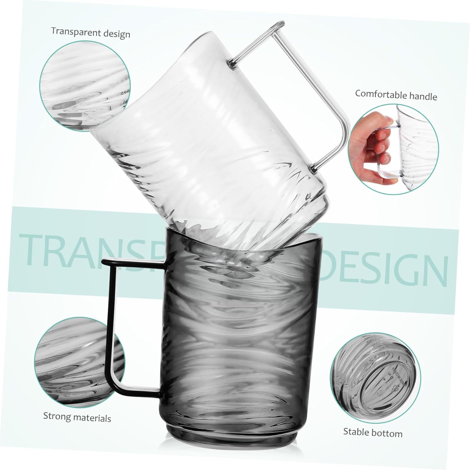 HOLIDYOYO 2pcs Reusable Toothbrush Holder