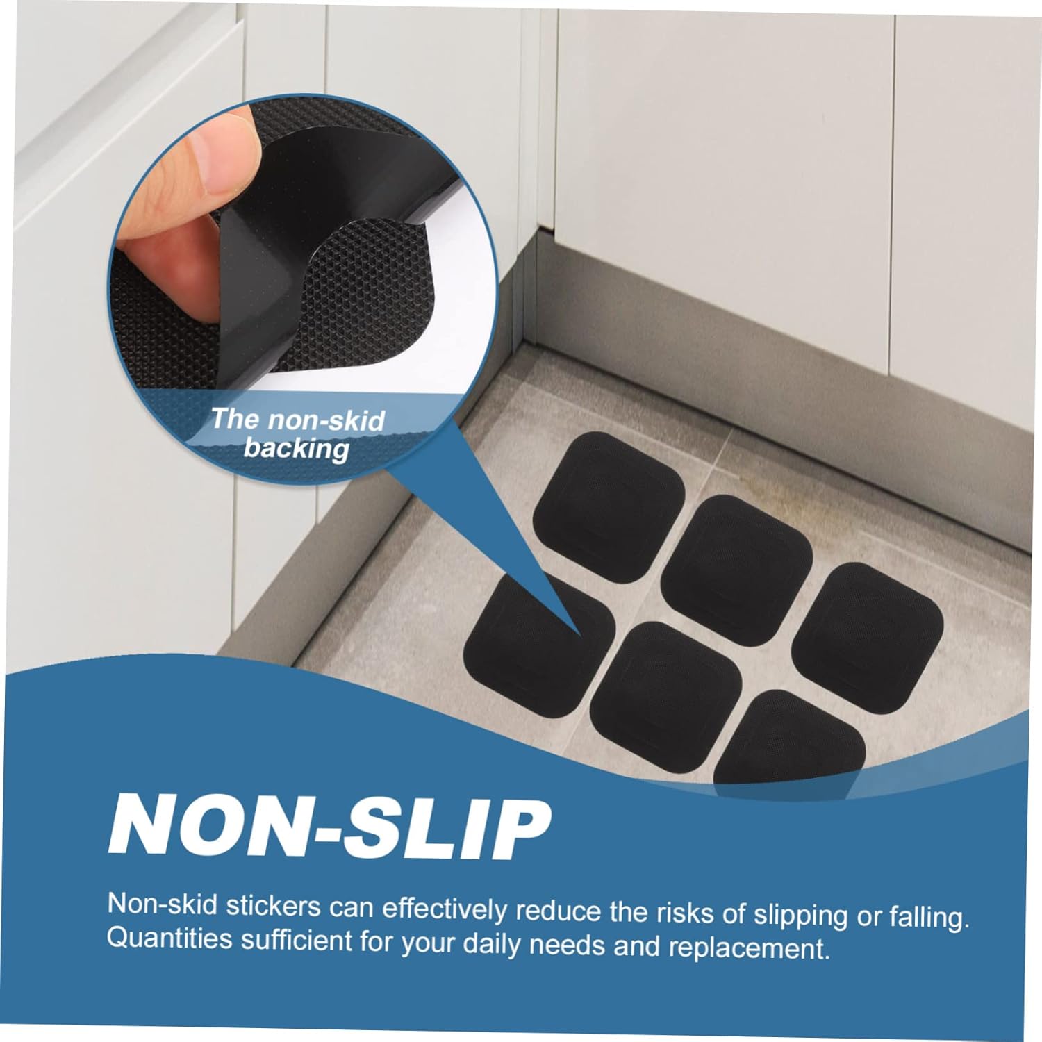 LIFKOME 20 Sheets Non-Slip Bathtub Stickers